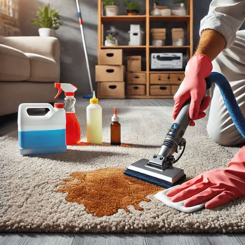 رنگبرداری و لکه برداری فرش